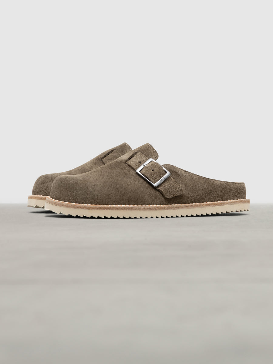 Womens Mule in Taupe