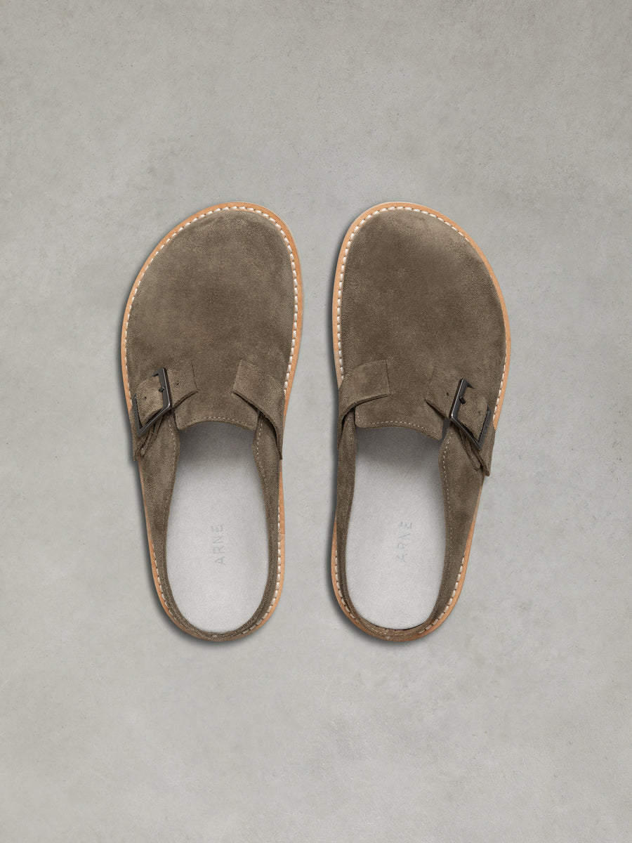 Womens Mule in Taupe