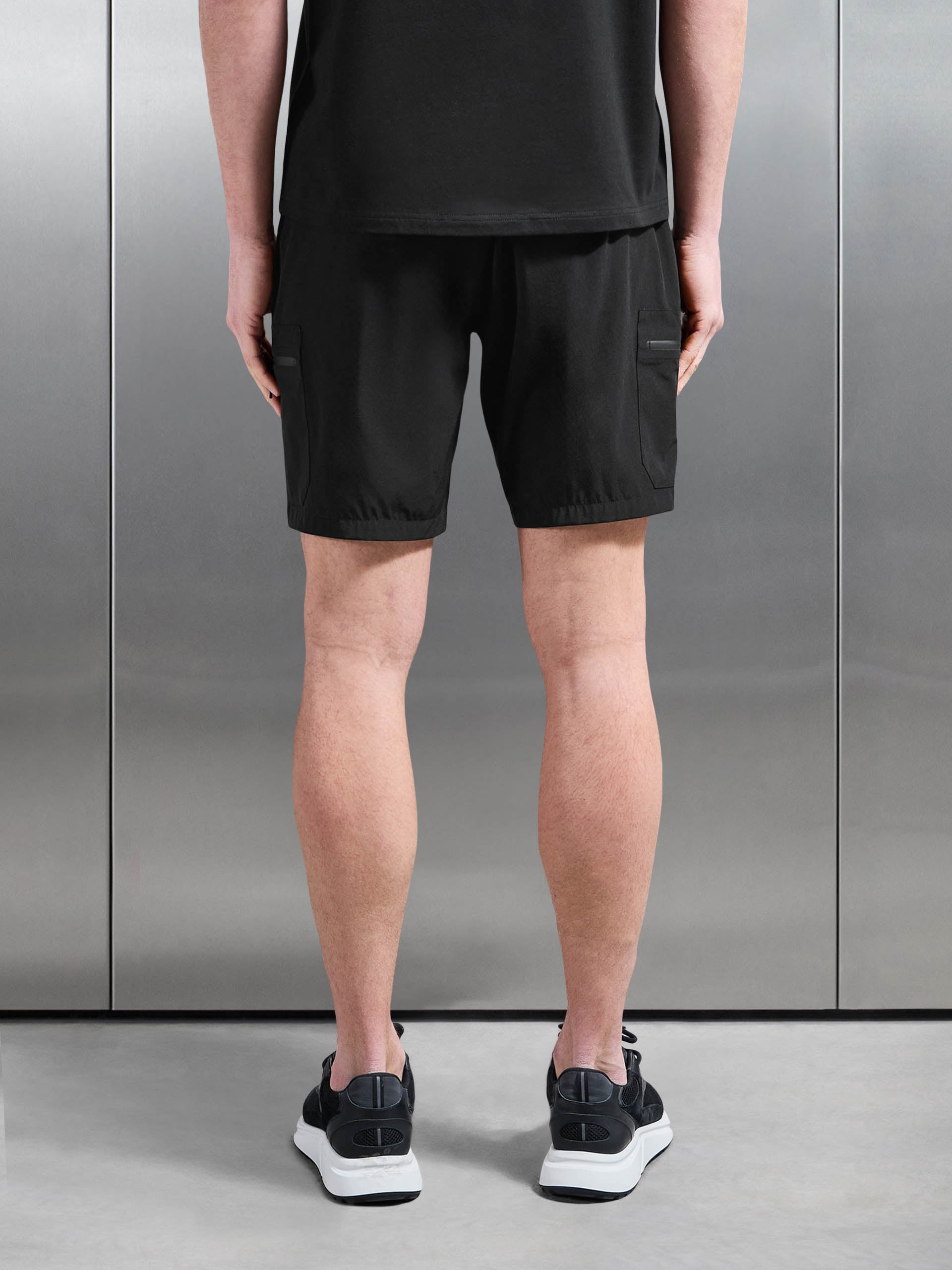 Active Cargo Short in Black