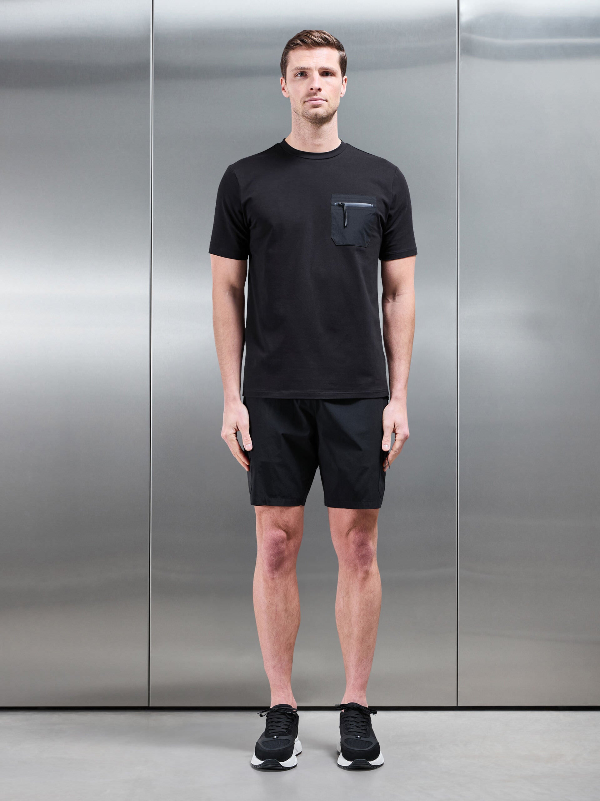Active Cargo Short in Black