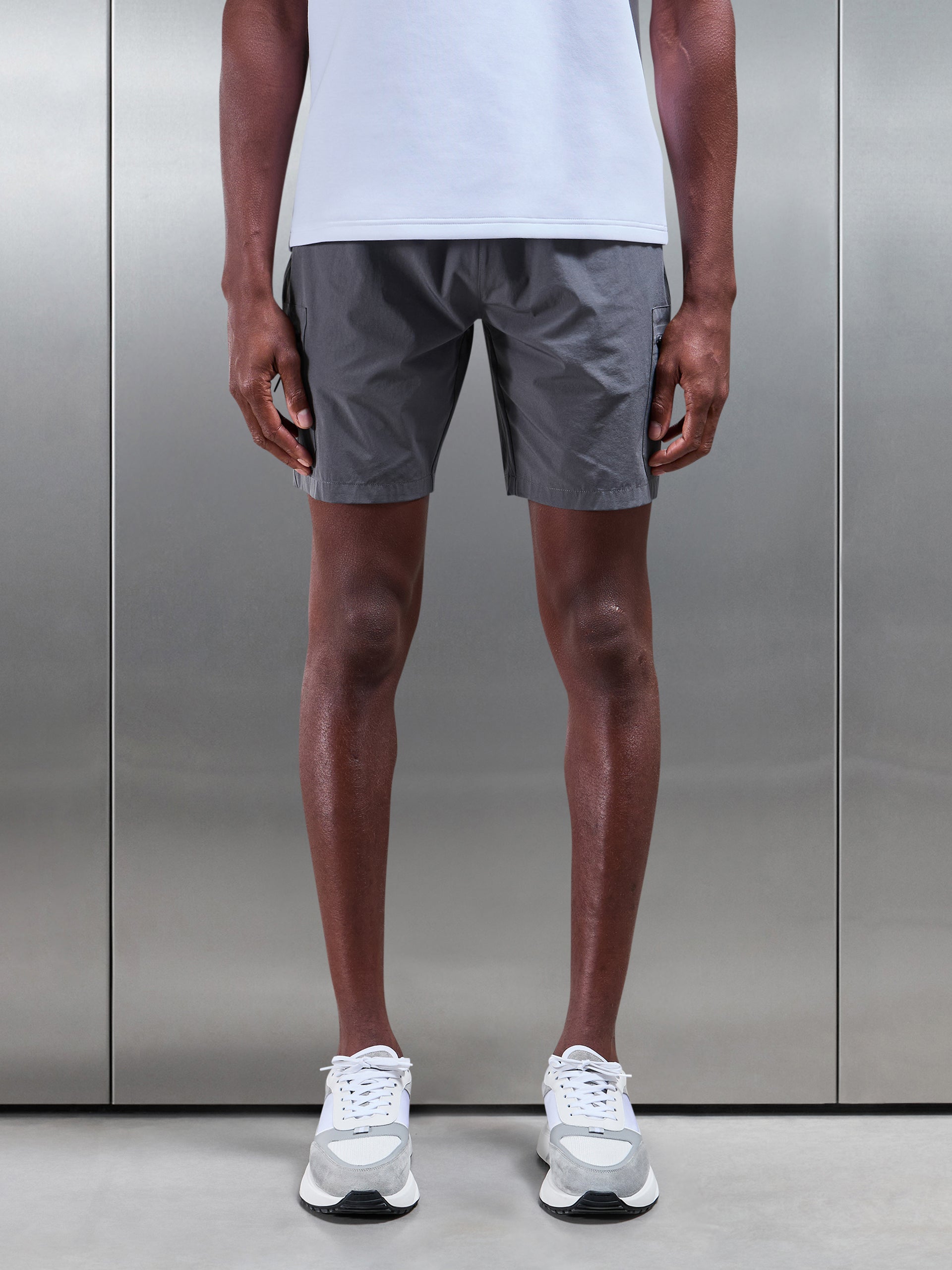 Active Cargo Short in Grey