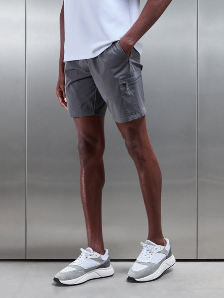 Active Cargo Short in Grey