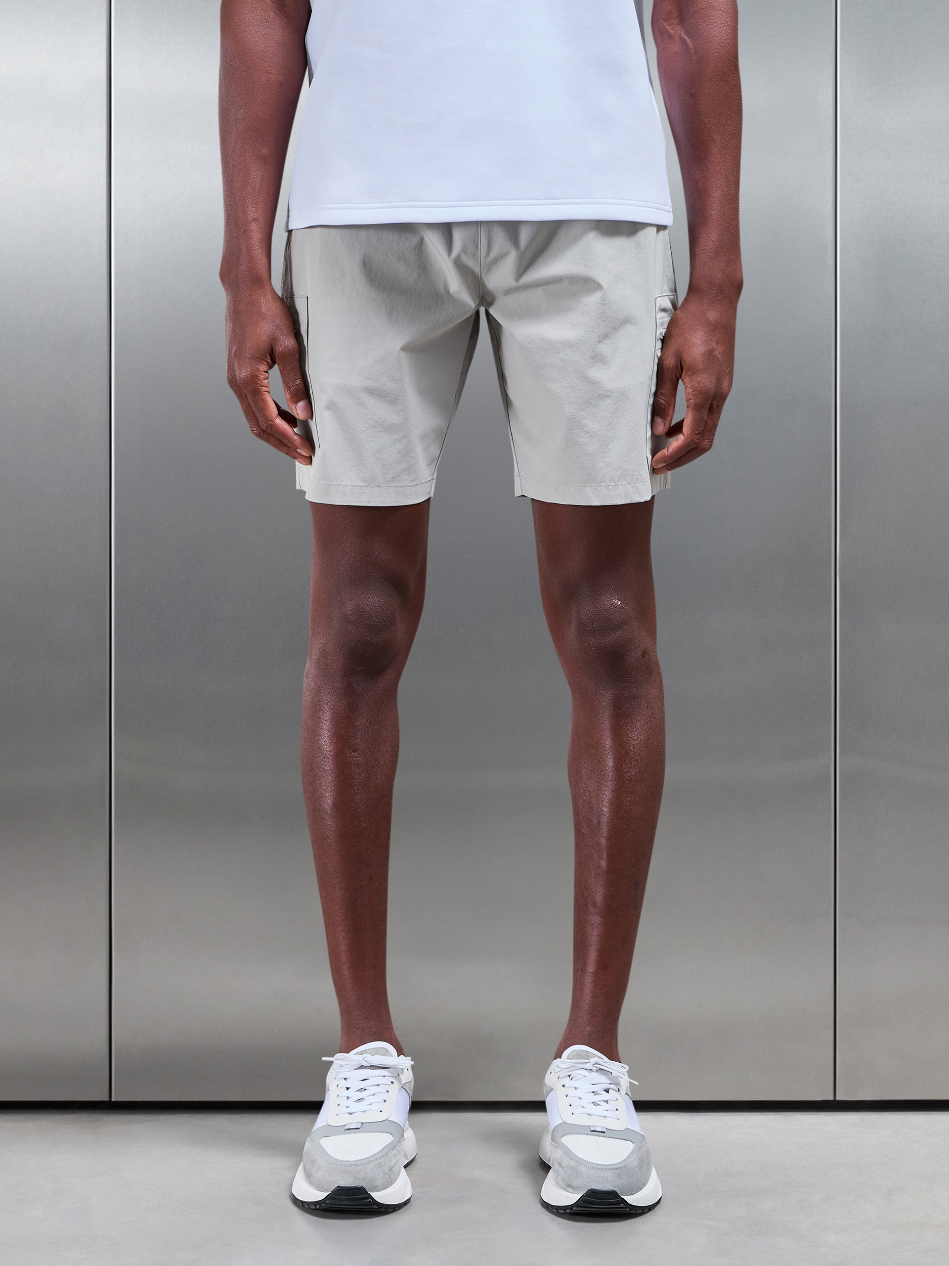 Active Cargo Short in Stone