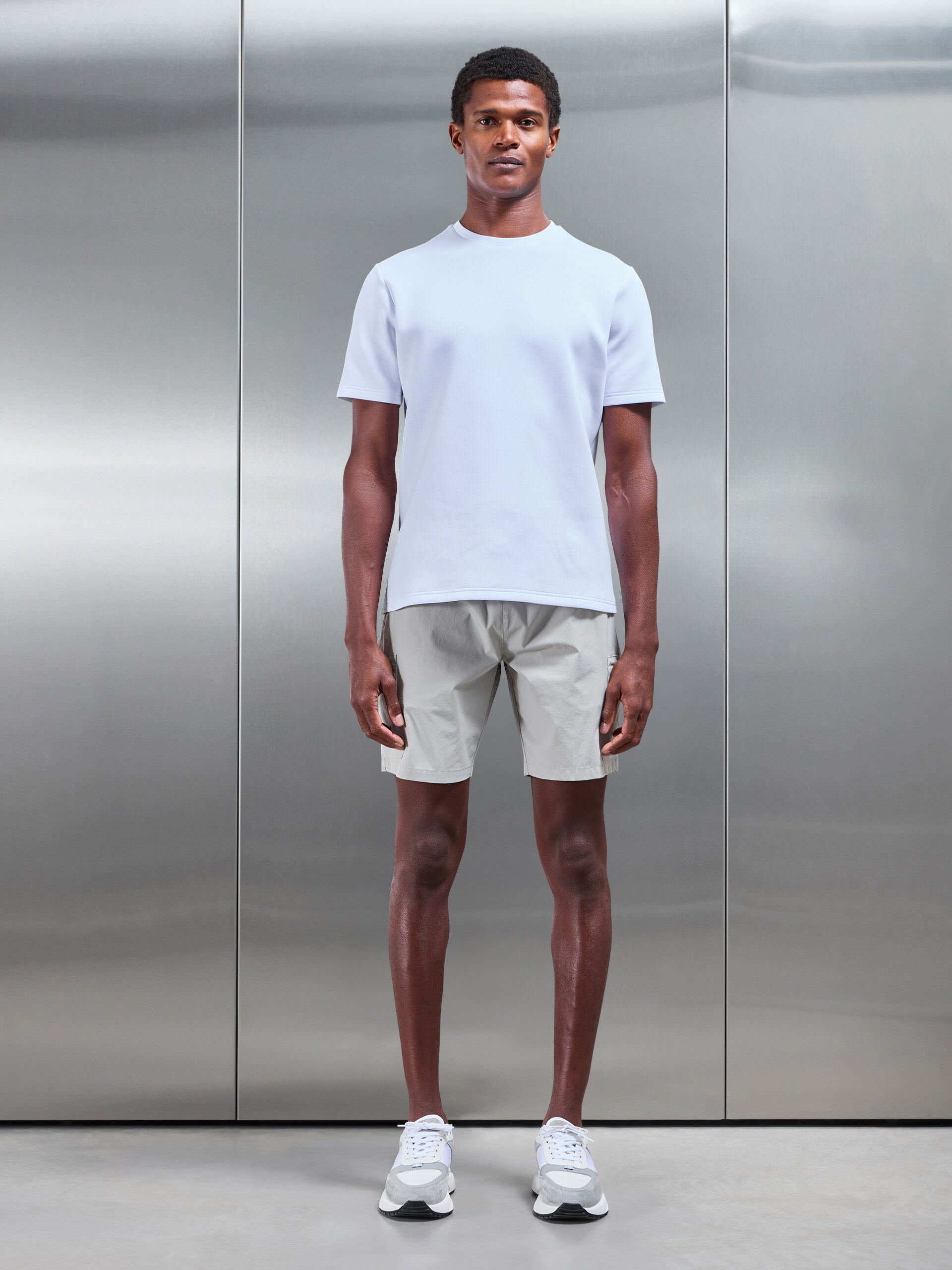 Active Cargo Short in Stone