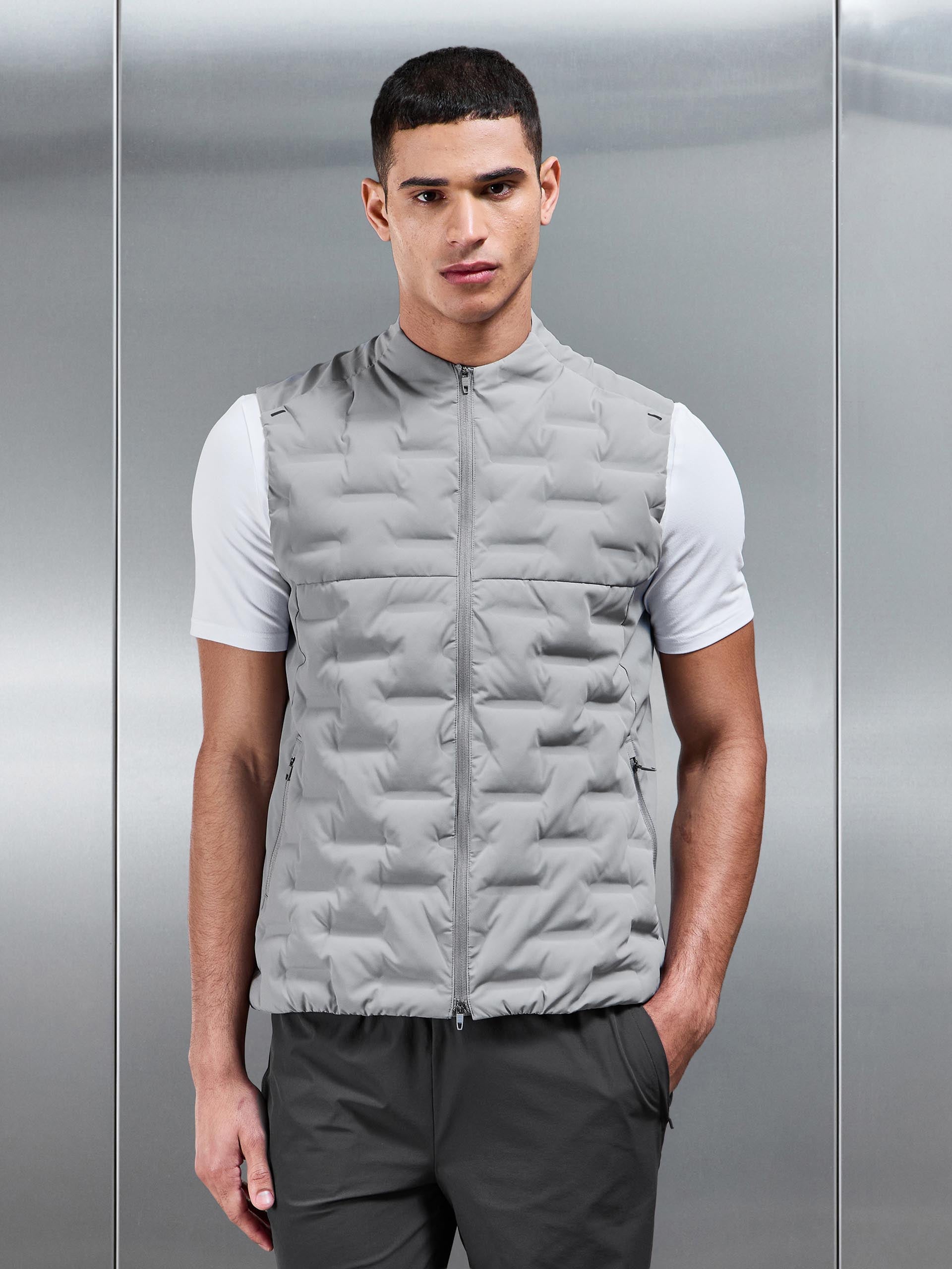 Active Gilet in Mid Grey