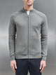 Active Knitted Zip Through Jacket in Sage