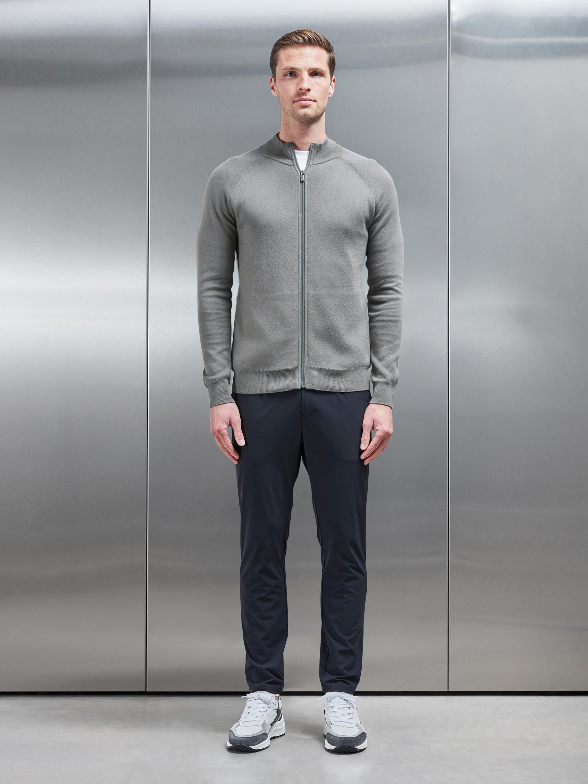 Technical Stretch Chino Trouser in Navy