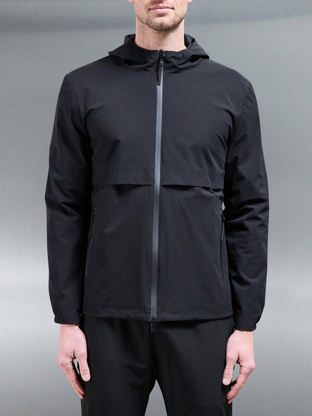 Active Shell Windbreaker in Black