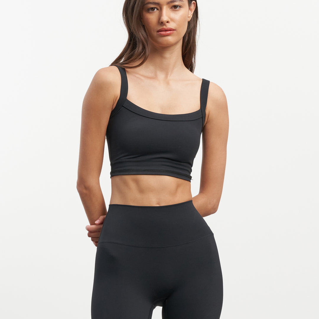 Womens Active Sports Bra in Black