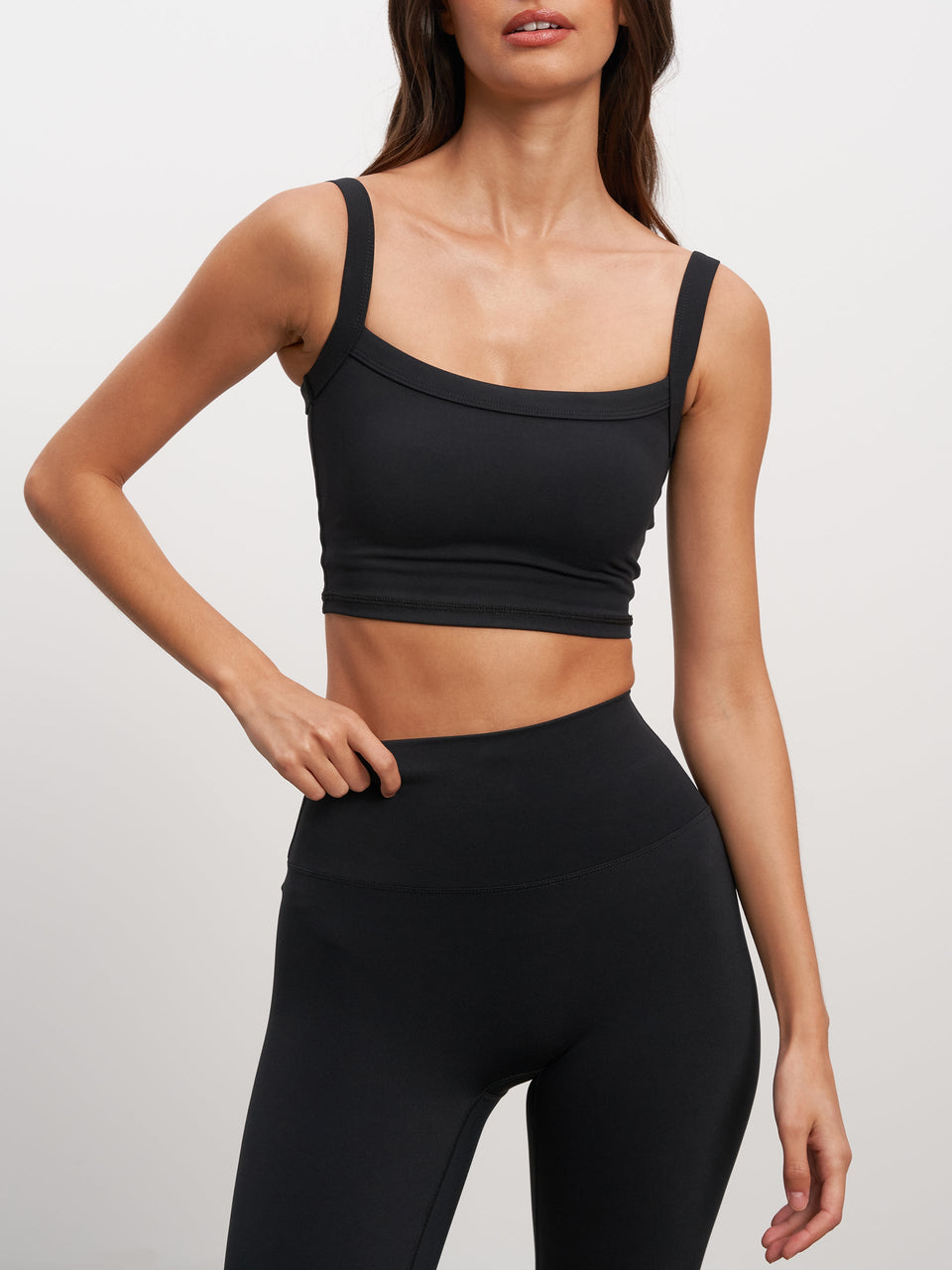 Womens Active Sports Bra in Black