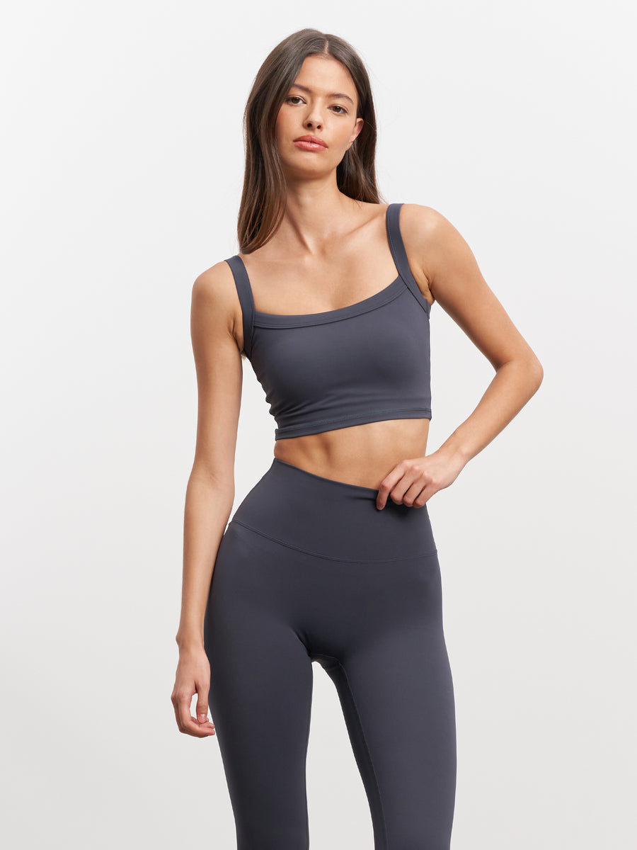 Womens Active Sports Bra in Slate Blue