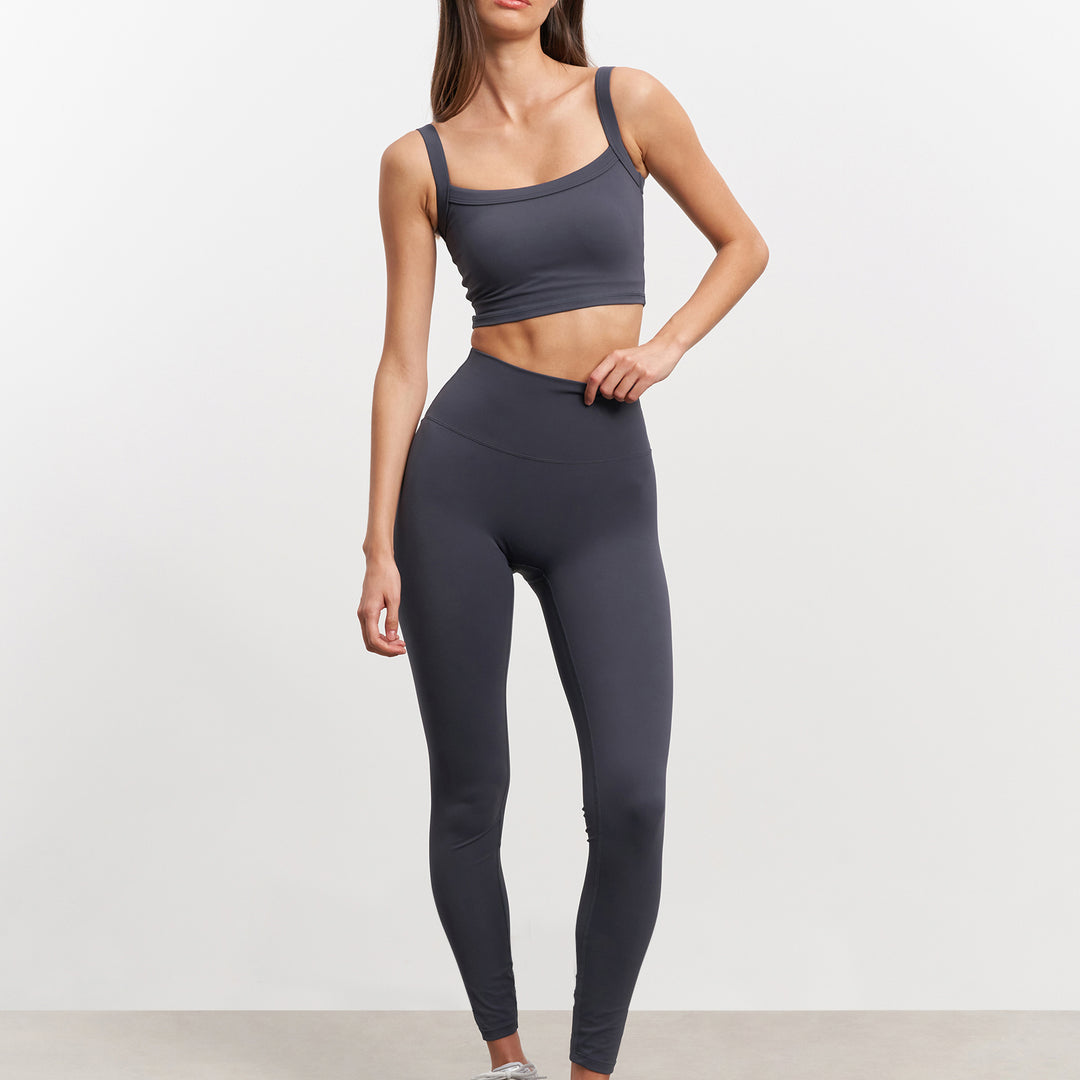 Womens Active Legging in Slate Blue