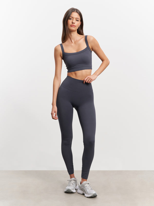 Womens Active Legging in Slate Blue