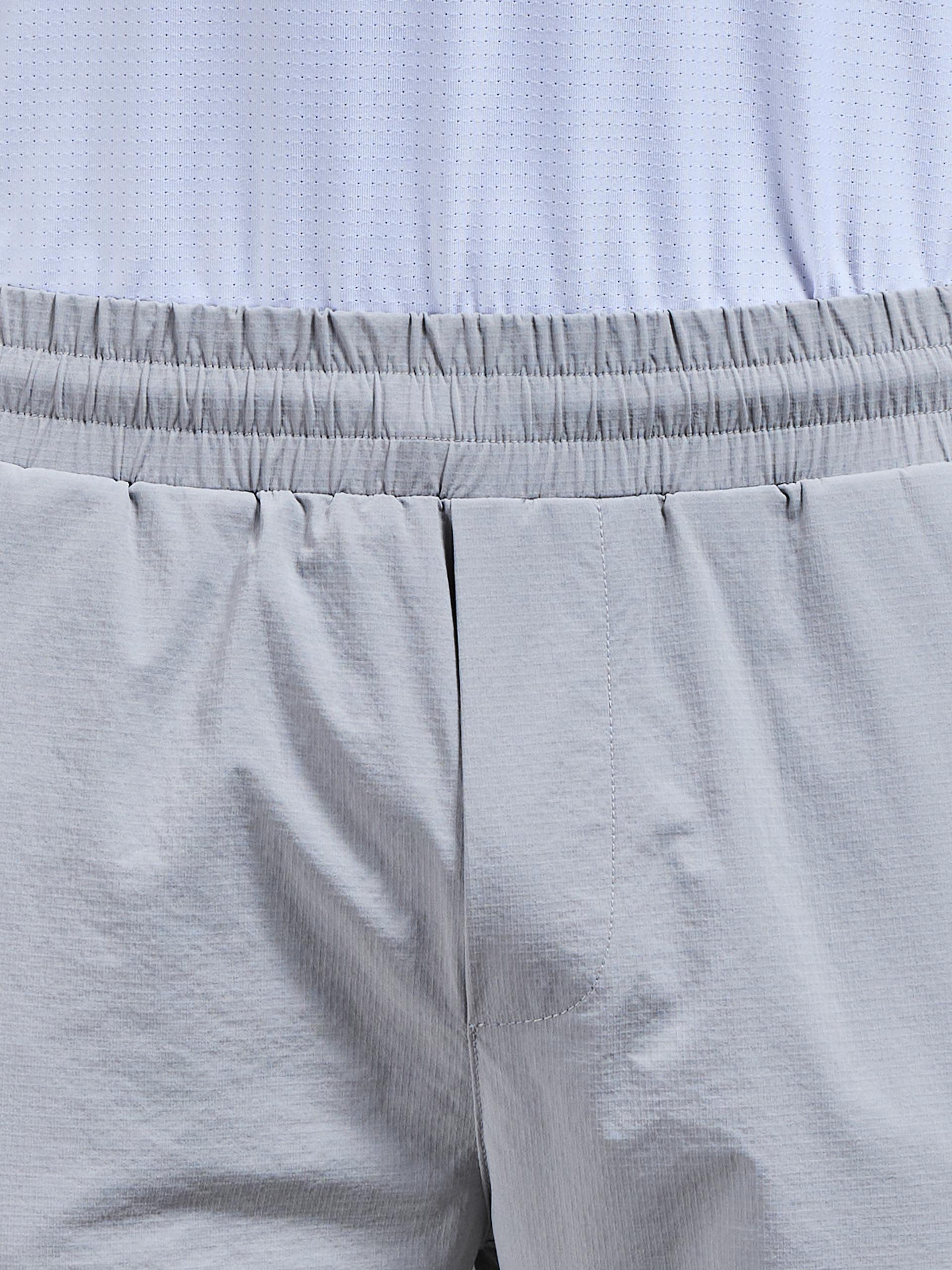 Active Technical Cuffed Trackpant in Mid Grey