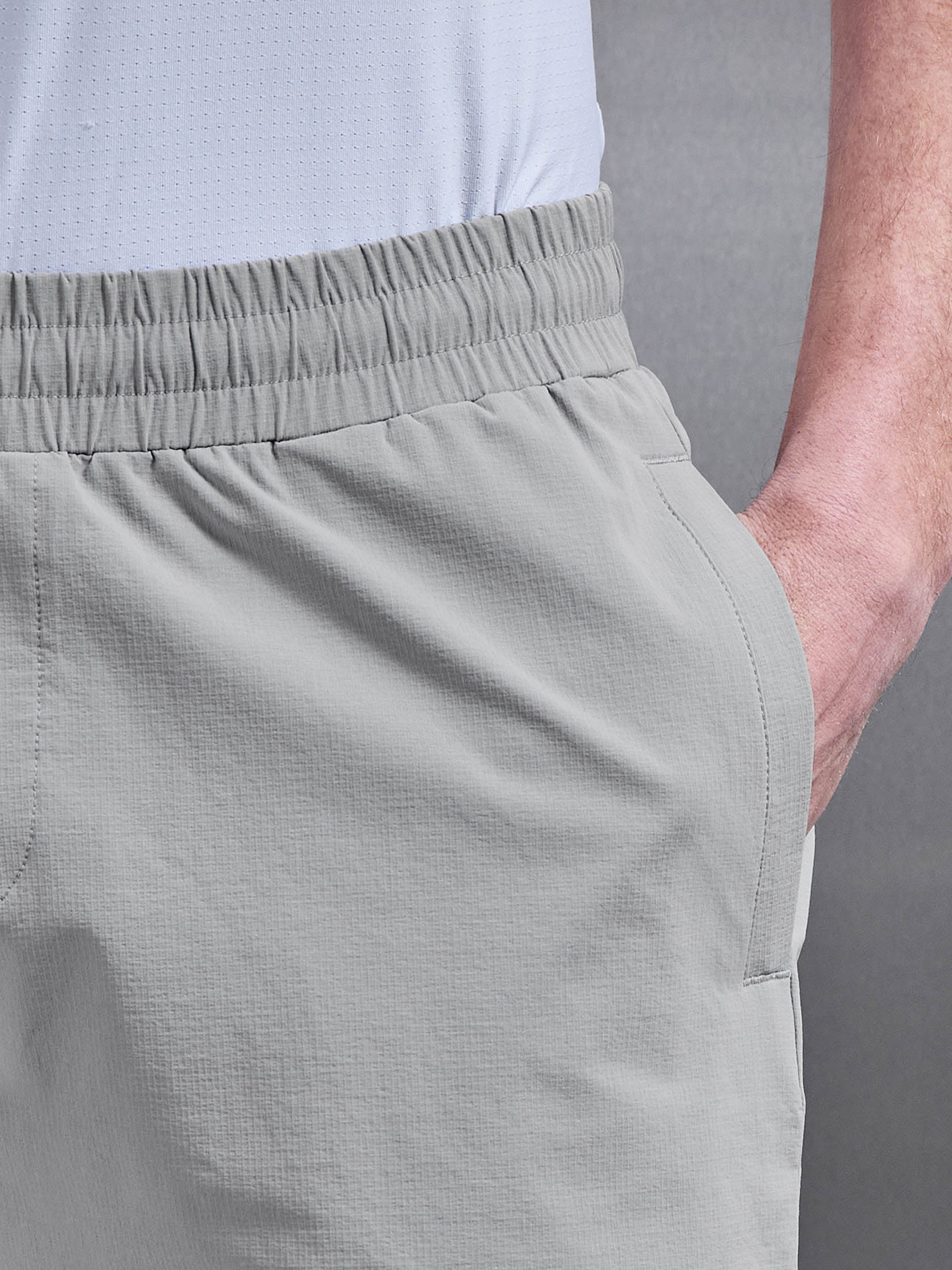 Active Technical Short in Mid Grey