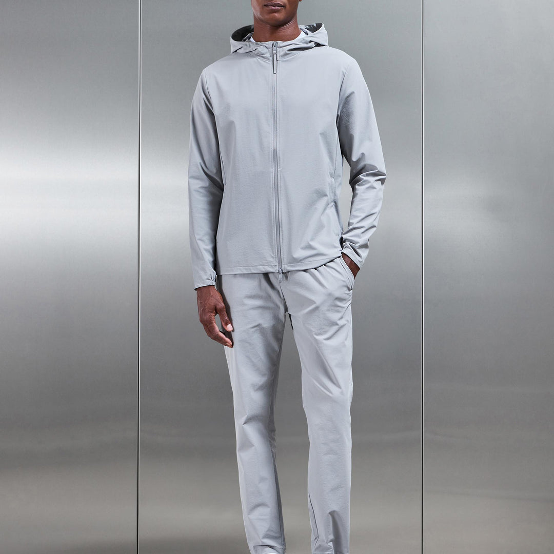 Active Technical Tapered Trackpant in Mid Grey