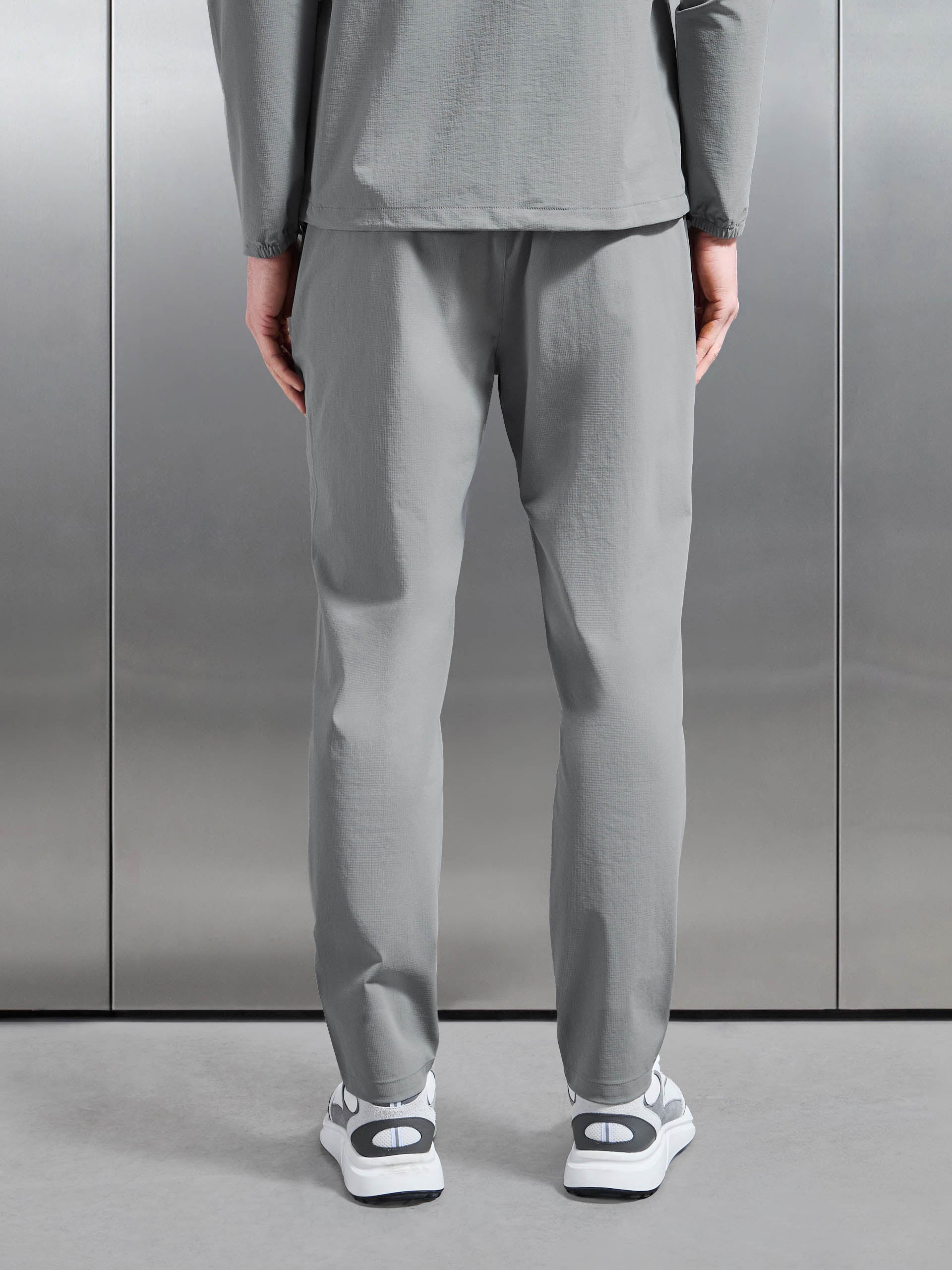 Active Technical Tapered Trackpant in Steel Grey