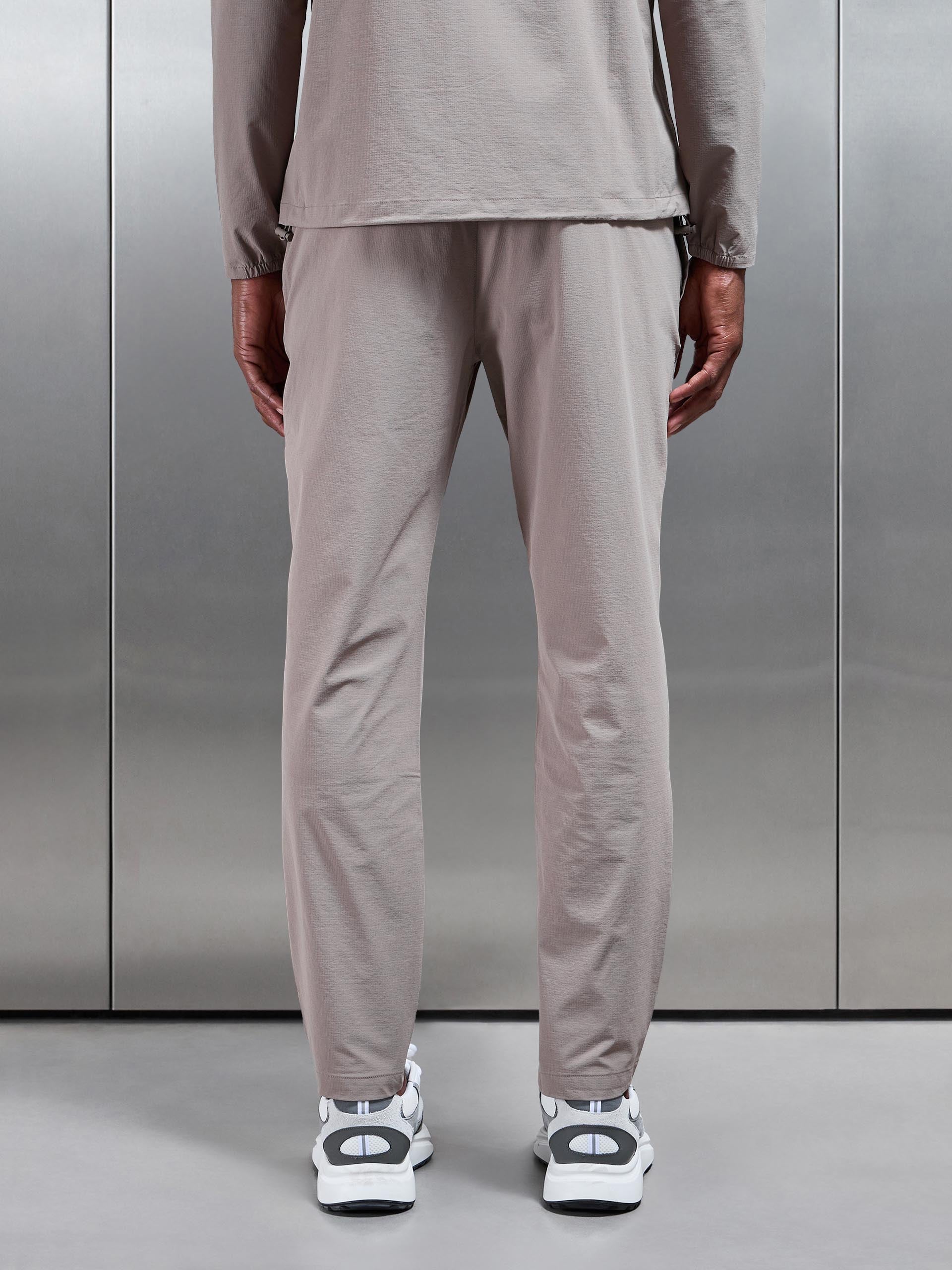 Active Technical Tapered Trackpant in Taupe