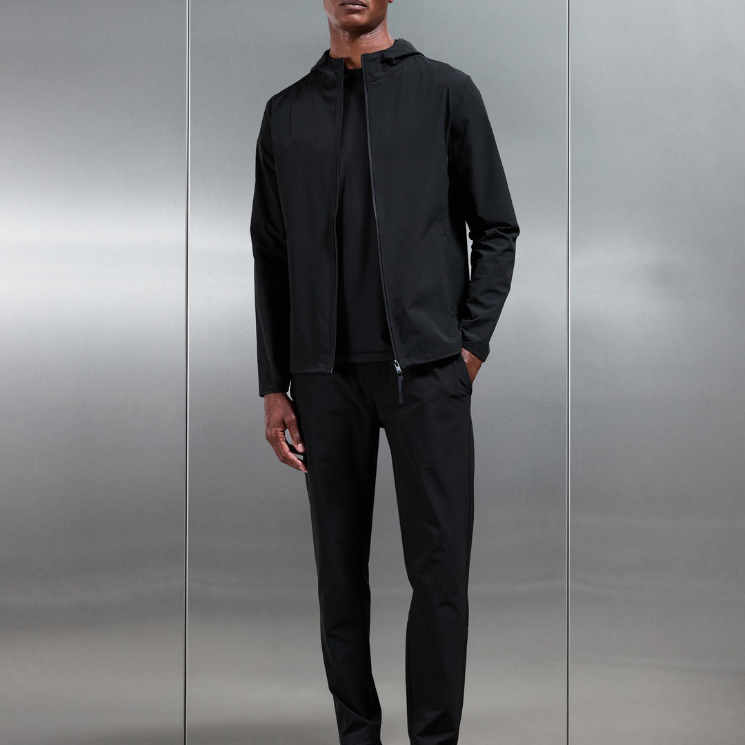 Active Technical Windbreaker in Black