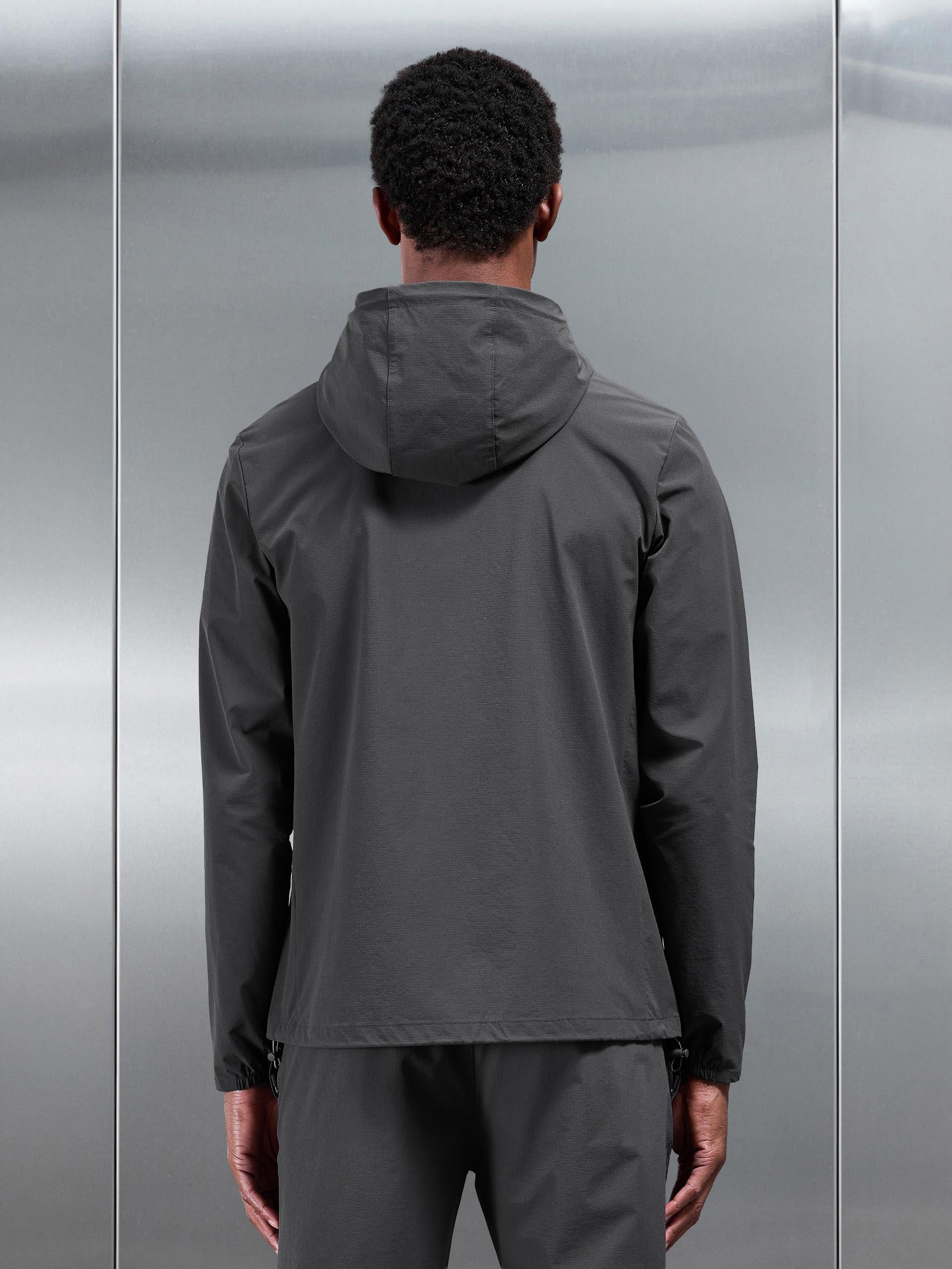 Active Technical Windbreaker in Grey
