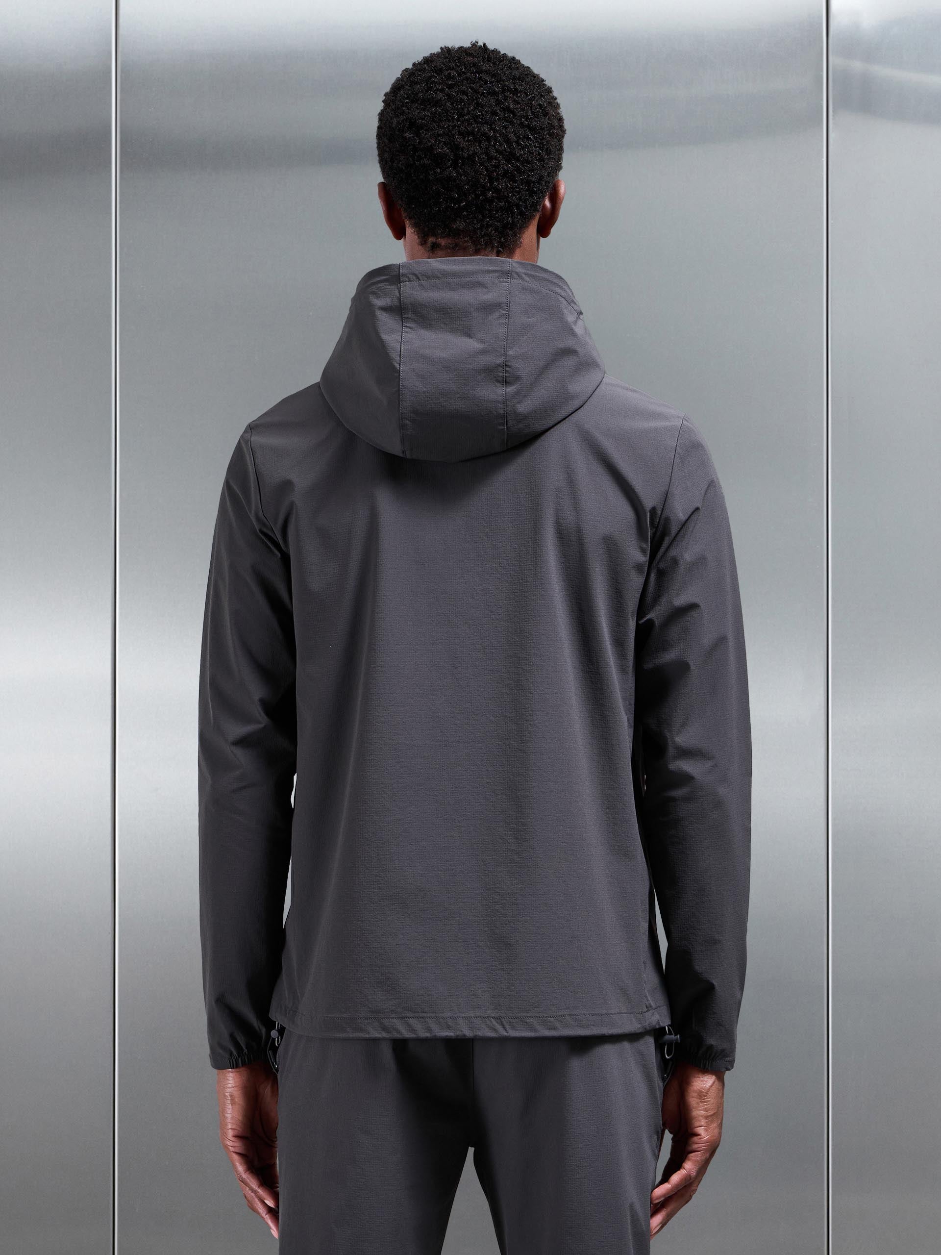Active Technical Windbreaker in Grey