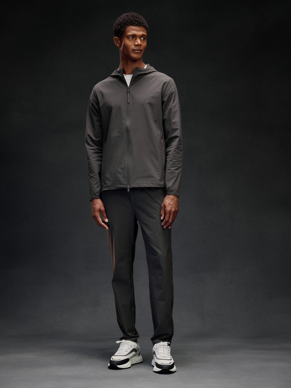 Active Technical Windbreaker in Grey
