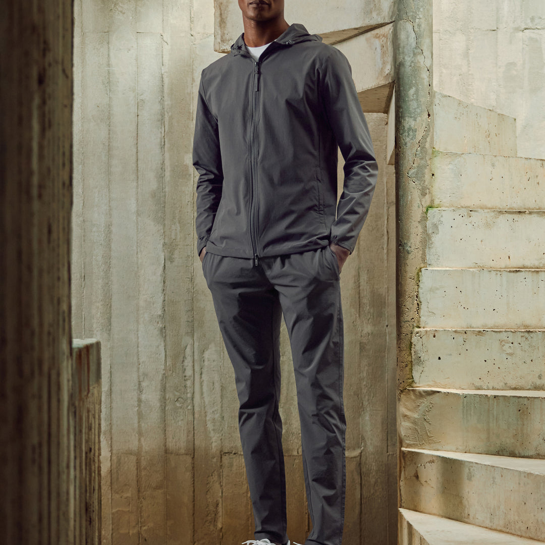 Active Technical Windbreaker in Grey