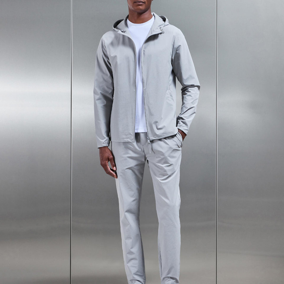 Active Technical Windbreaker in Mid Grey