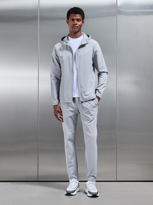 Active Technical Windbreaker in Mid Grey