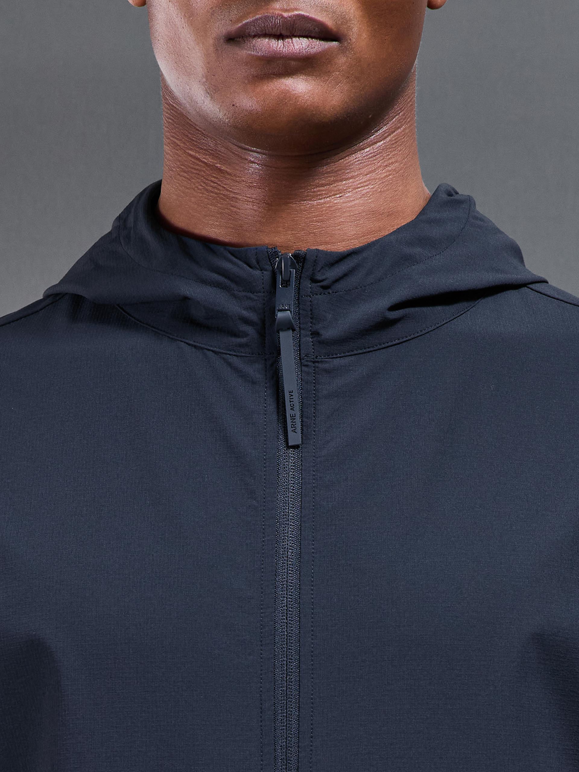 Active Technical Windbreaker in Navy