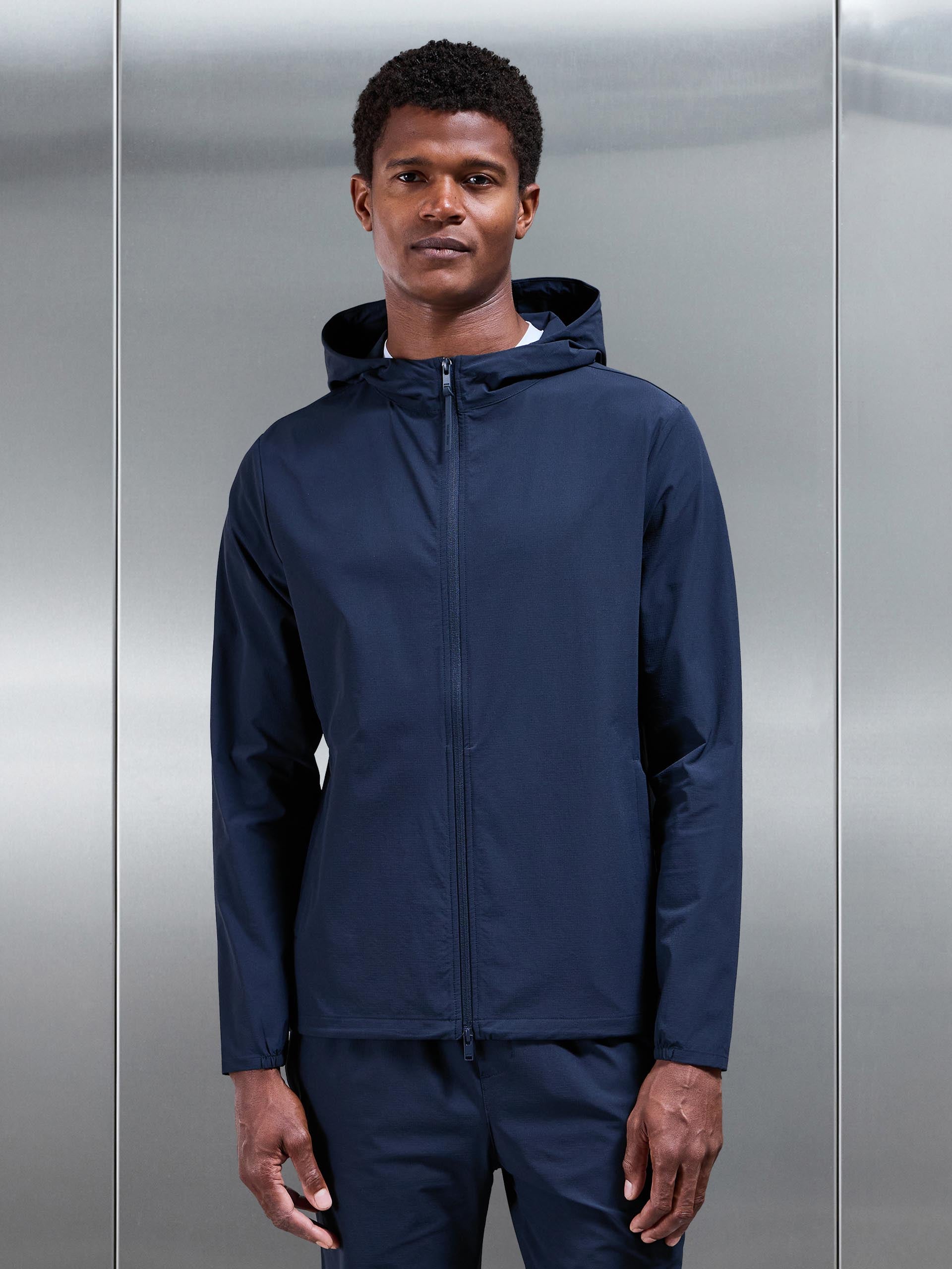 Active Technical Windbreaker in Navy