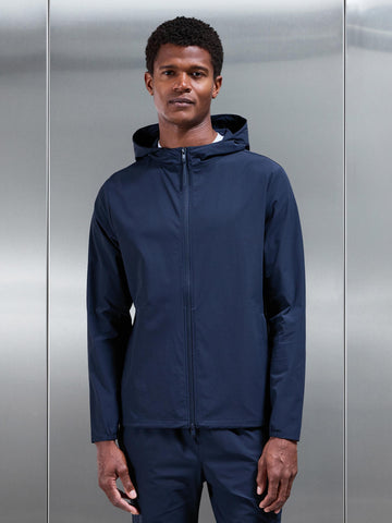Active Technical Windbreaker in Navy
