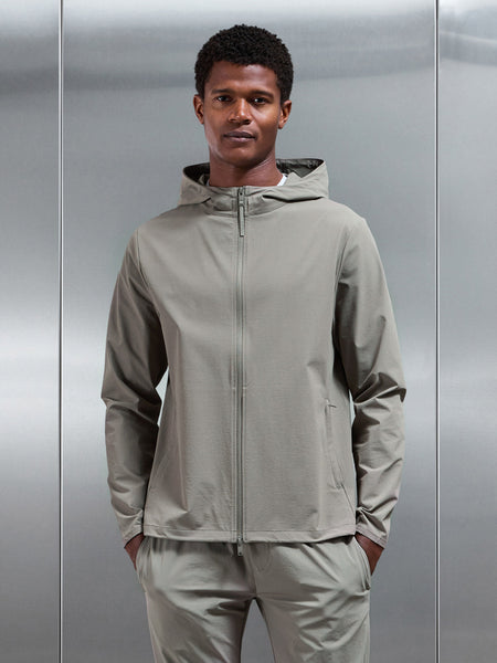 Active Technical Windbreaker in Olive