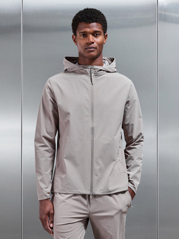 Active Technical Windbreaker in Taupe