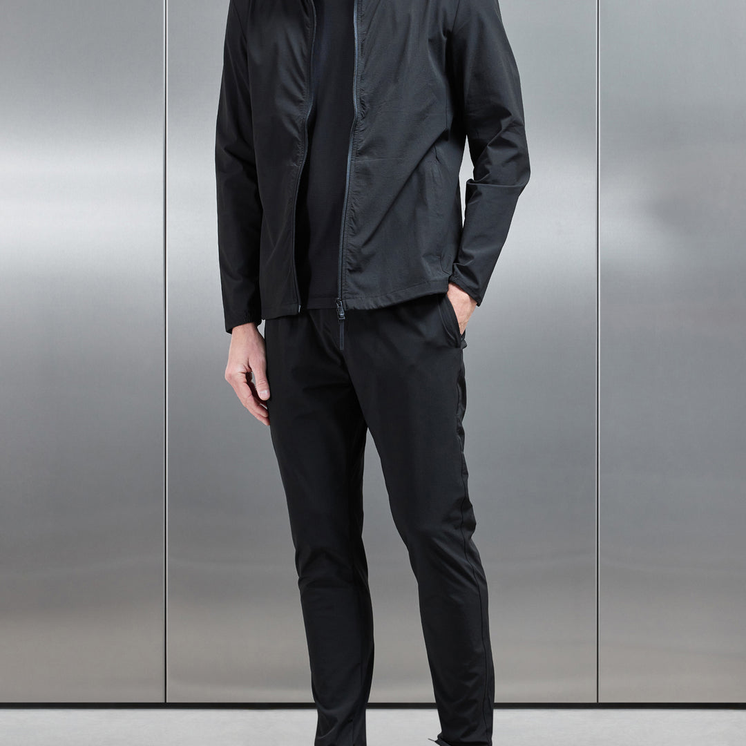 Active Technical Tapered Trackpant in Black