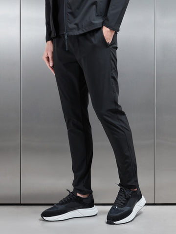Active Technical Tapered Trackpant in Black