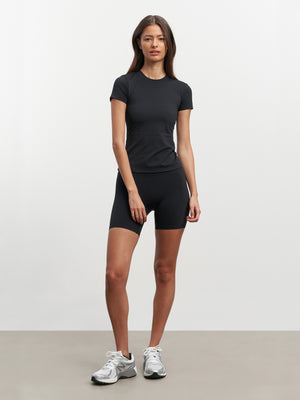 Womens Active T-Shirt in Black