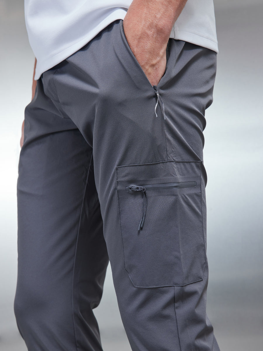 Active Technical Cargo Pant in Grey