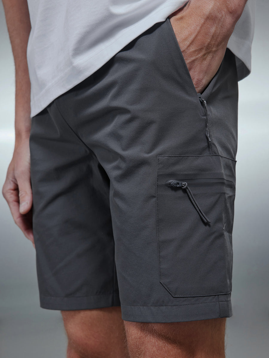 Active Cargo Short in Grey