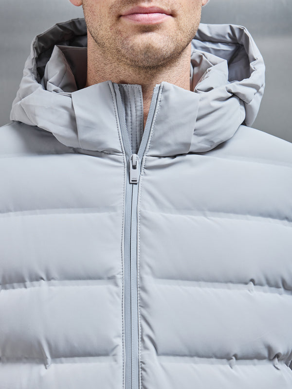 Active Down Jacket in Mid Grey