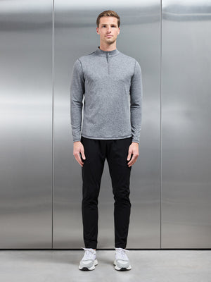 Active Essential Half Zip in Grey