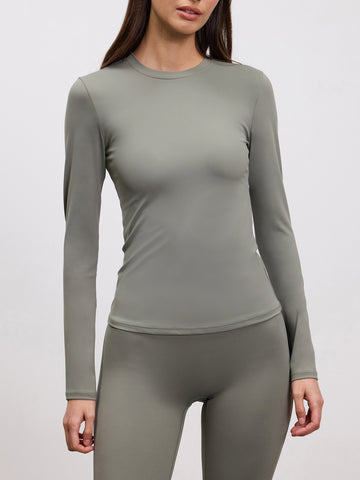 Womens Active Long Sleeve T-Shirt in Sage