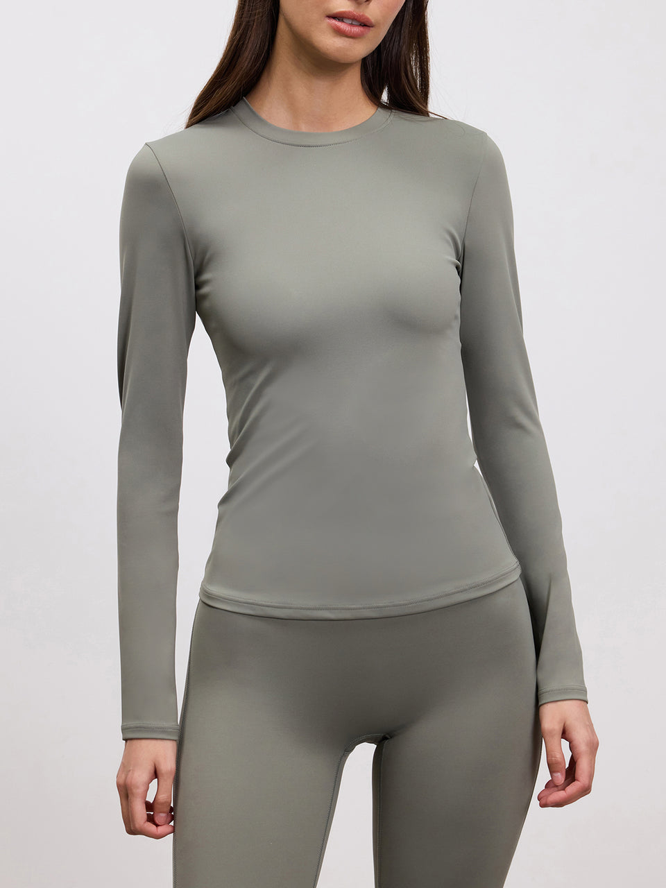 Womens Active Long Sleeve T-Shirt in Sage