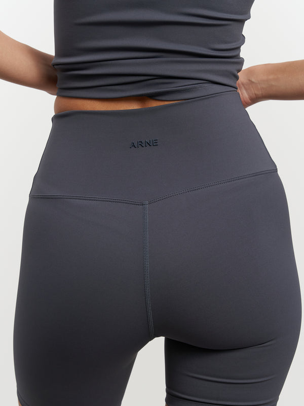 Womens Active Short in Slate Blue