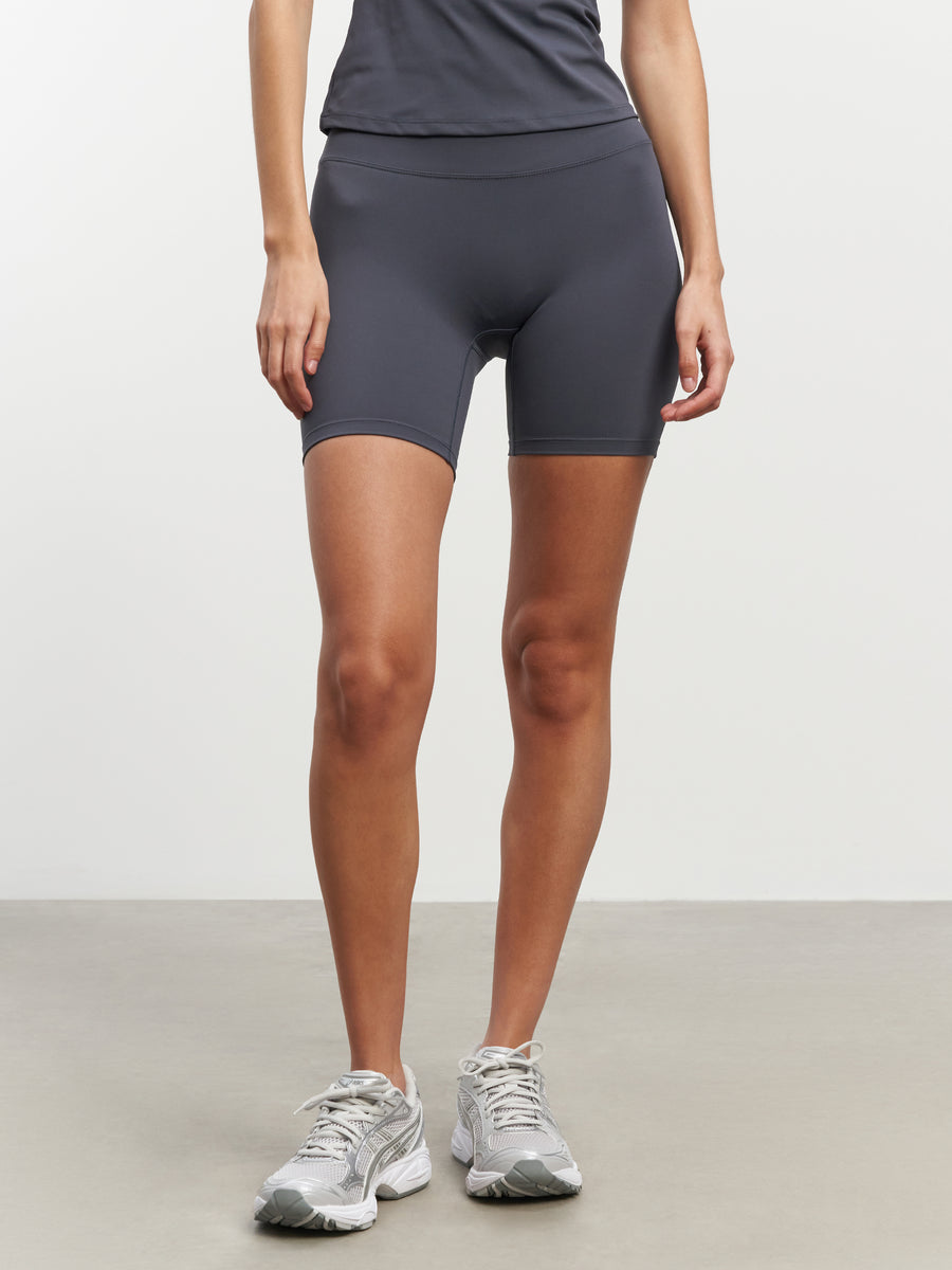 Womens Active Short in Slate Blue