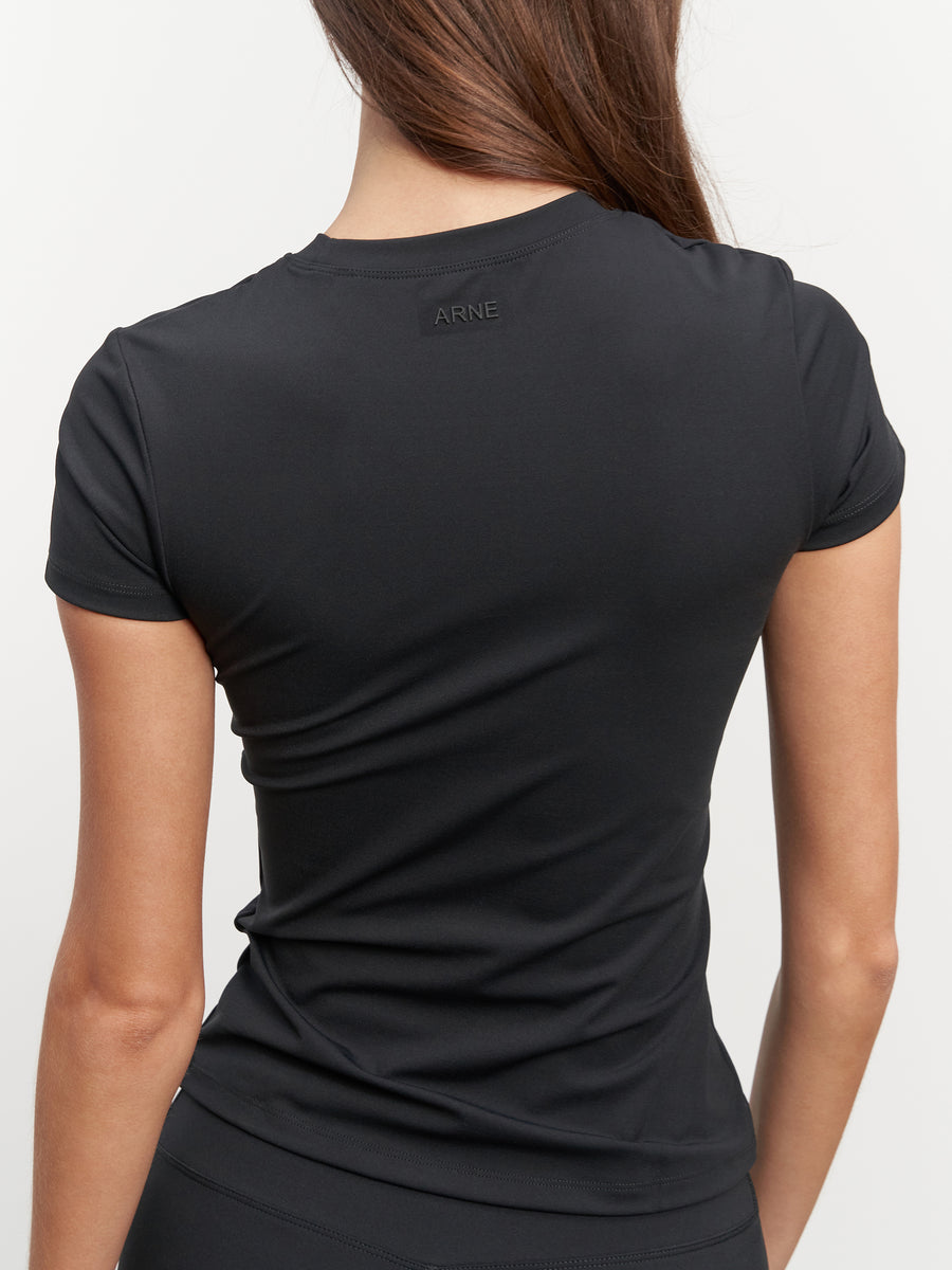 Womens Active T-Shirt in Black