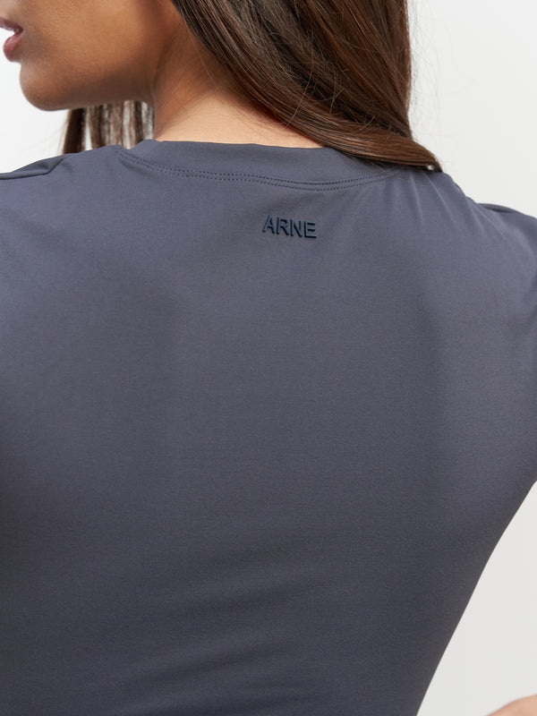 Womens Active T-Shirt in Slate Blue