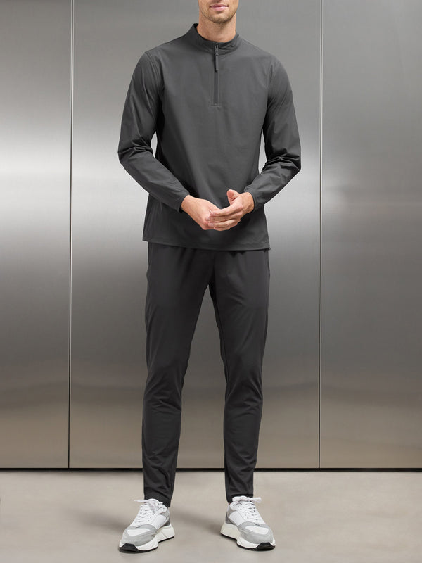 Active Technical Half-Zip Grey Image 2
