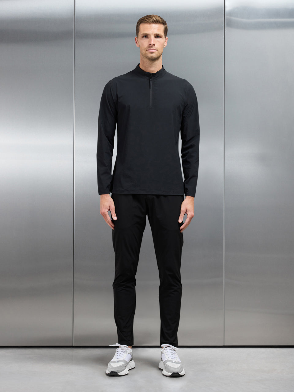Active Technical Half Zip in Black