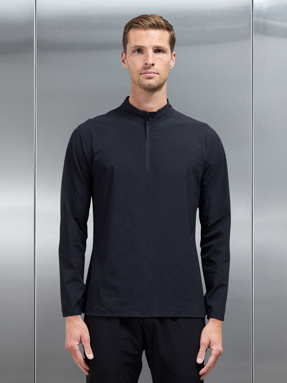 Active Technical Half Zip in Black